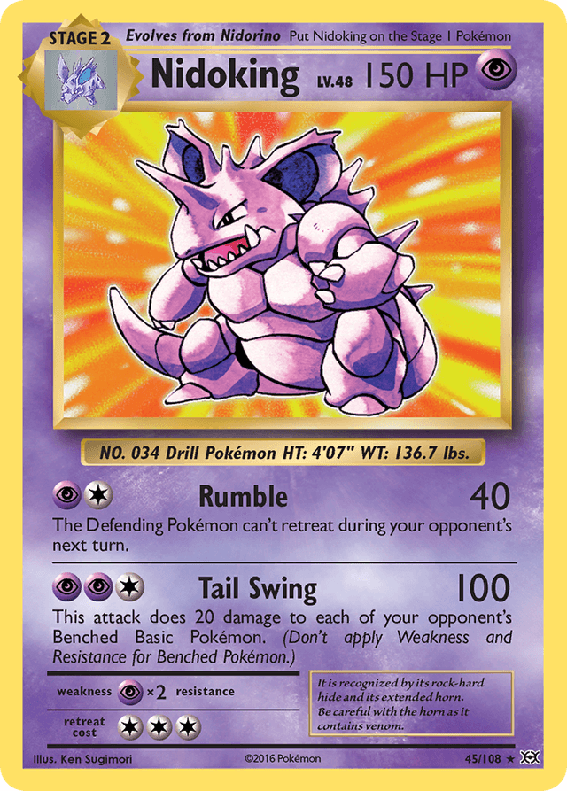 Nidoking — Evolutions #45