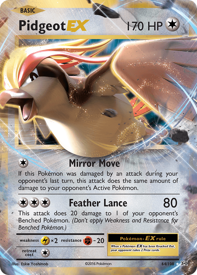 Pidgeot-EX — Evolutions #64