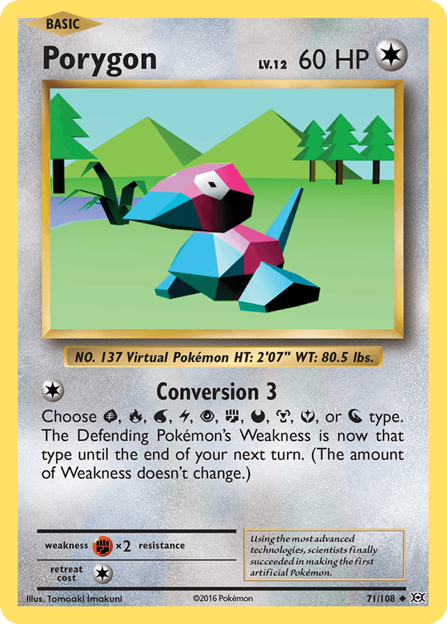 Porygon — Evolutions #71