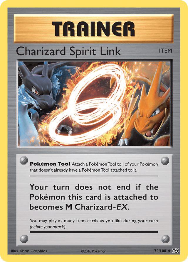 Charizard Spirit Link — Evolutions #75