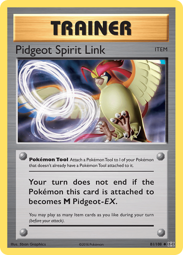 Pidgeot Spirit Link — Evolutions #81