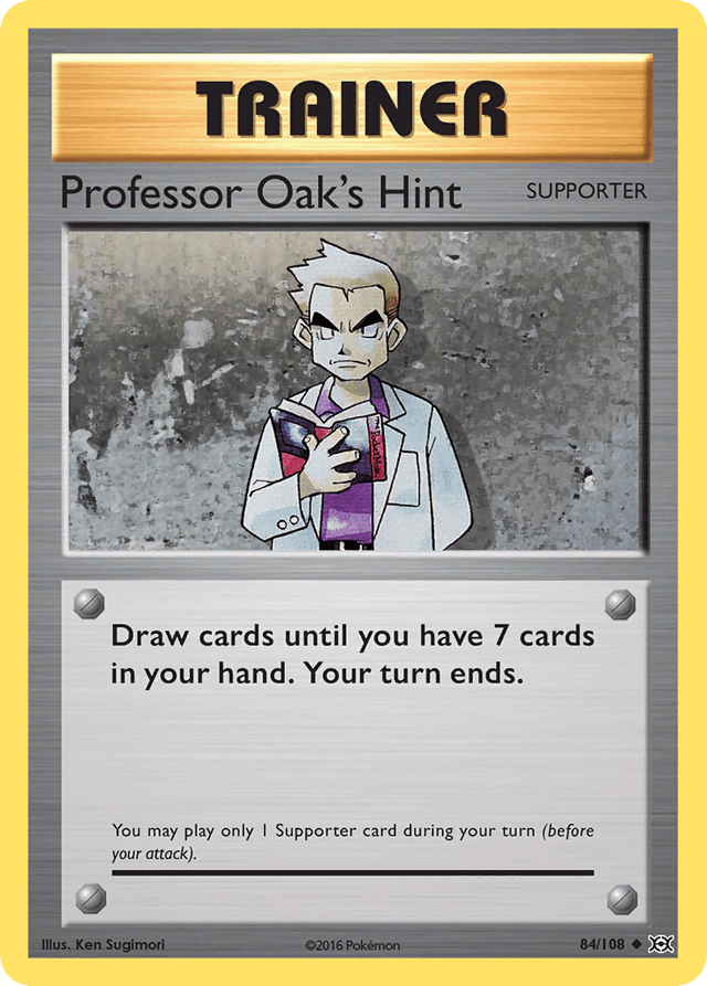 Professor Oak's Hint — Evolutions #84