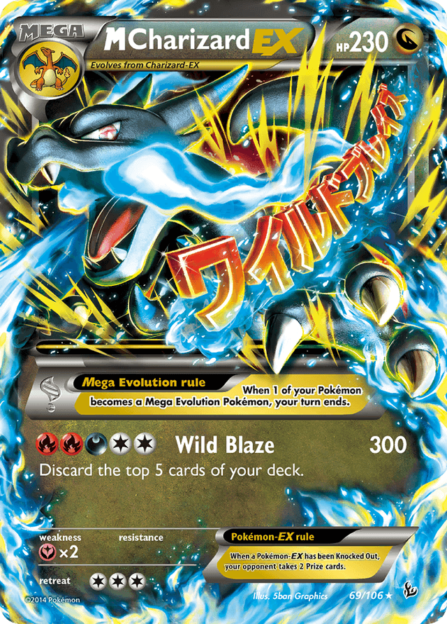 M Charizard-EX — Flashfire #69