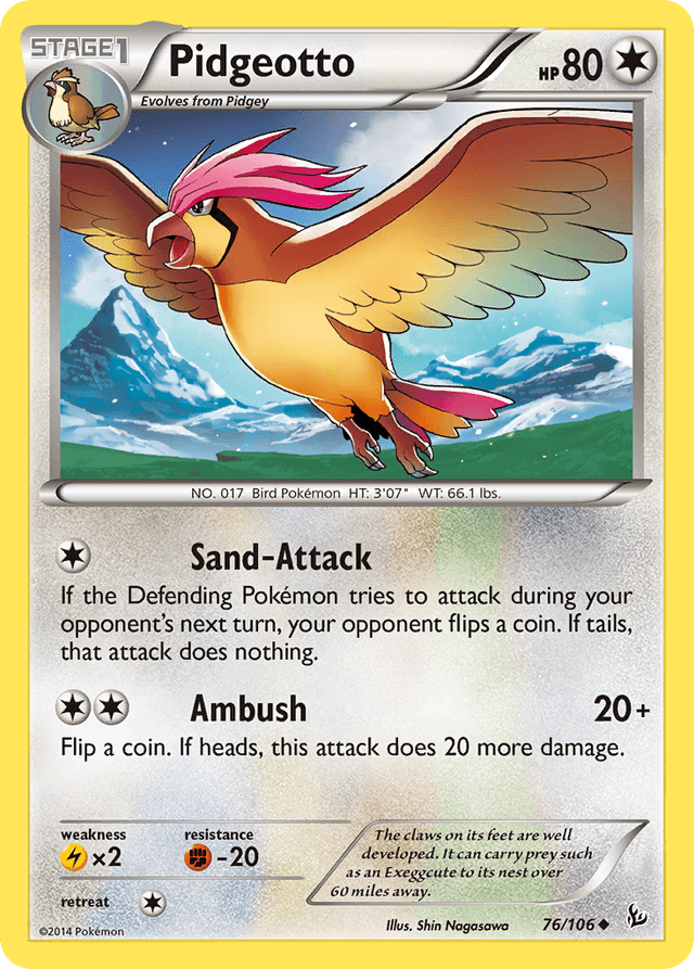 Pidgeotto — Flashfire #76