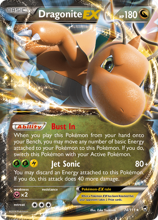 Dragonite-EX — Furious Fists #74