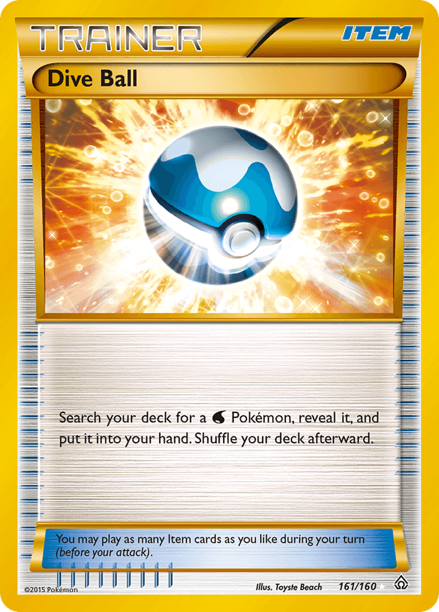Dive Ball — Primal Clash #161
