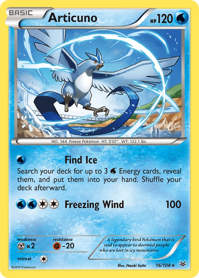 Articuno — Roaring Skies #16