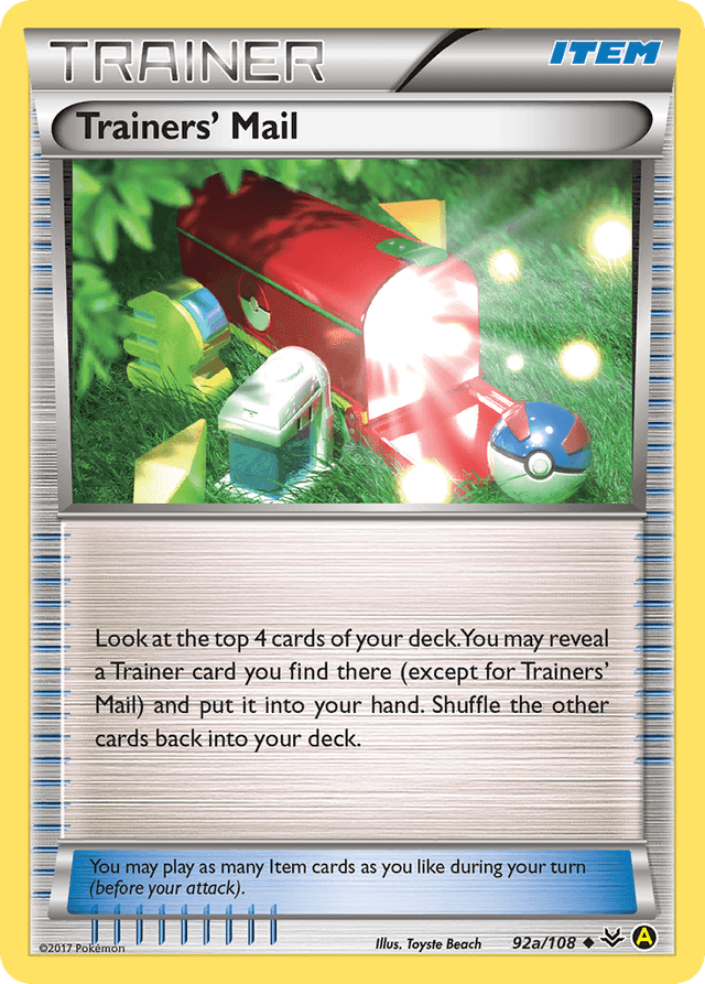 Trainers' Mail — Roaring Skies #92a