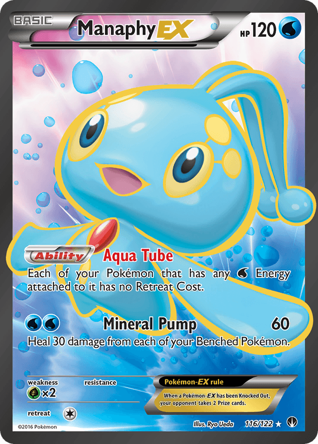 Manaphy-EX — BREAKpoint #116