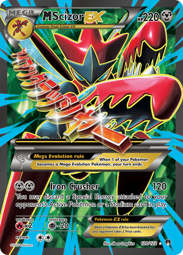 M Scizor-EX — BREAKpoint #120