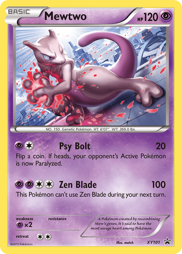 Mewtwo — XY Black Star Promos #XY101