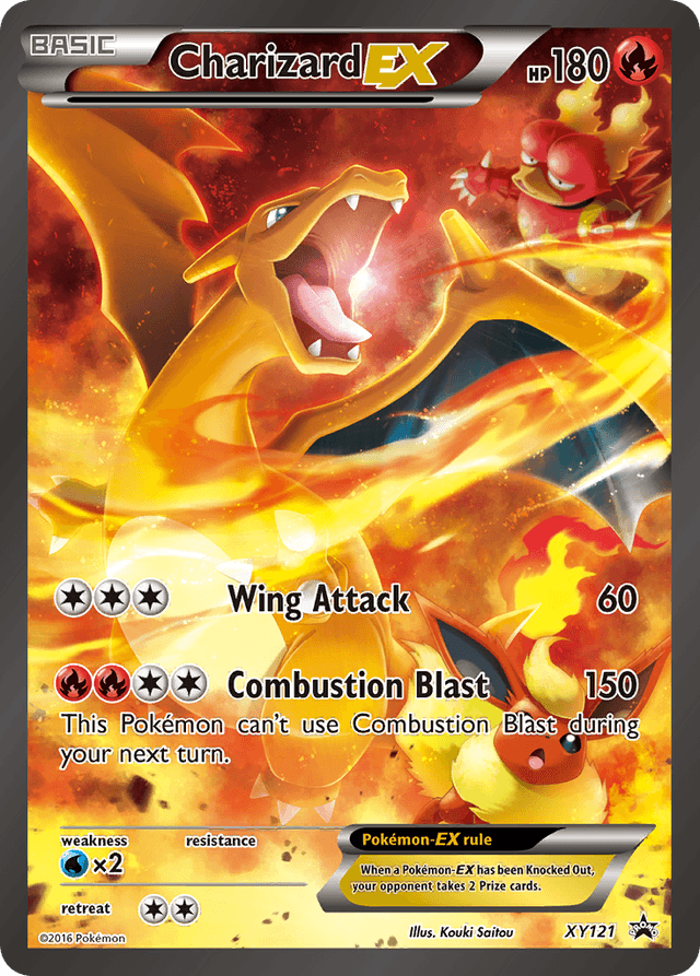 Charizard-EX — XY Black Star Promos #XY121