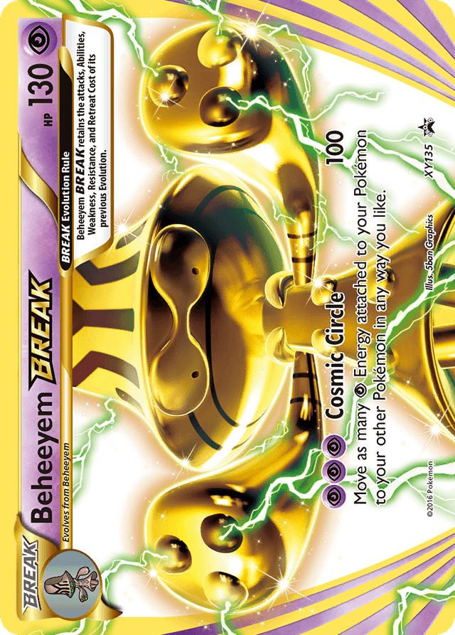 Beheeyem BREAK — XY Black Star Promos #XY135