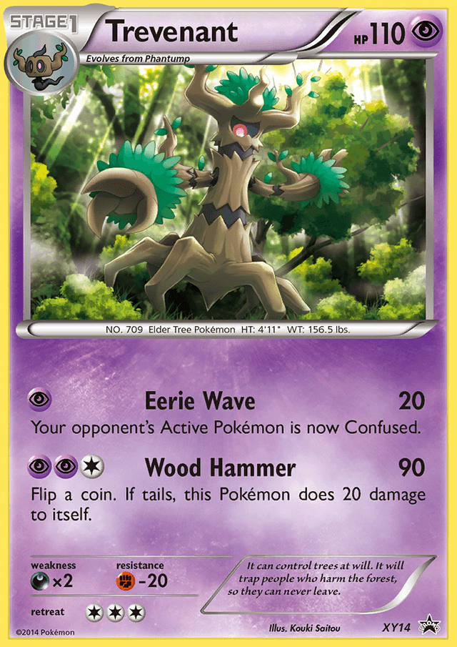 Trevenant — XY Black Star Promos #XY14