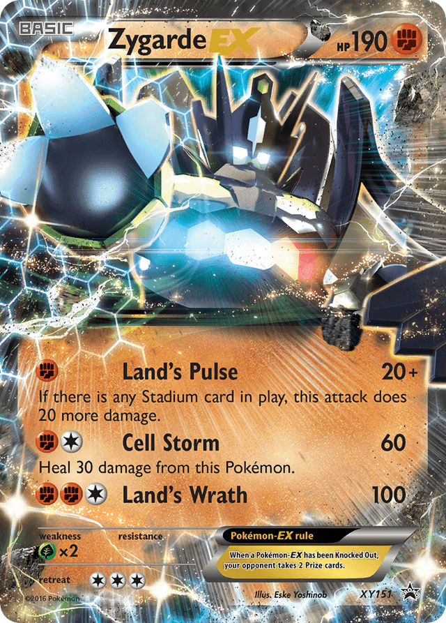 Zygarde-EX — XY Black Star Promos #XY151