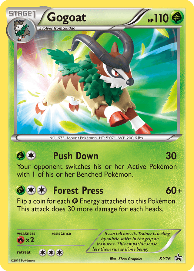 Gogoat — XY Black Star Promos #XY16