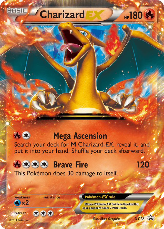 Charizard-EX — XY Black Star Promos #XY17