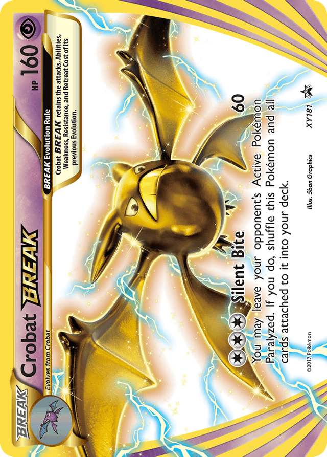 Crobat BREAK — XY Black Star Promos #XY181