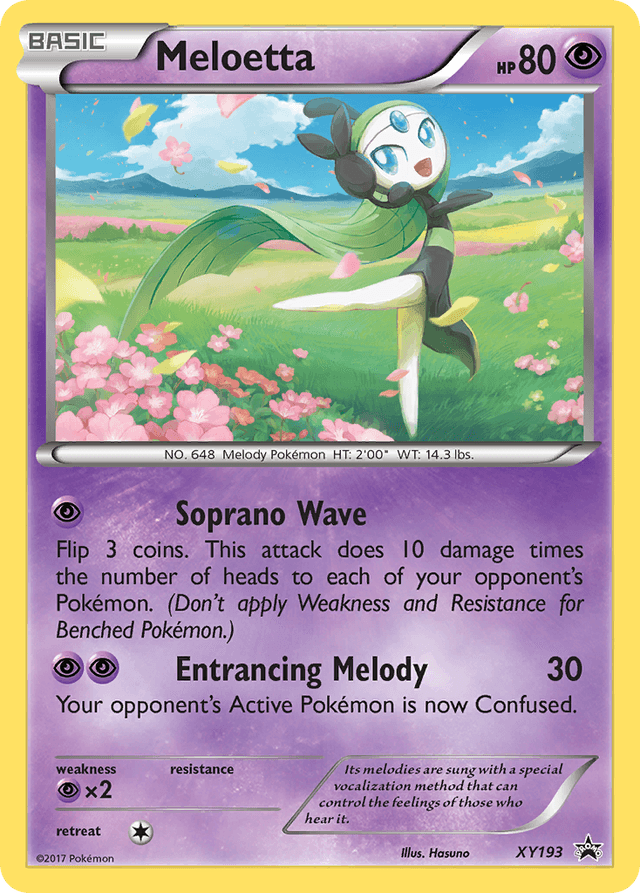 Meloetta — XY Black Star Promos #XY193