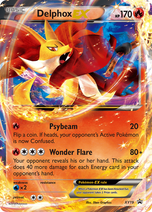 Delphox-EX — XY Black Star Promos #XY19