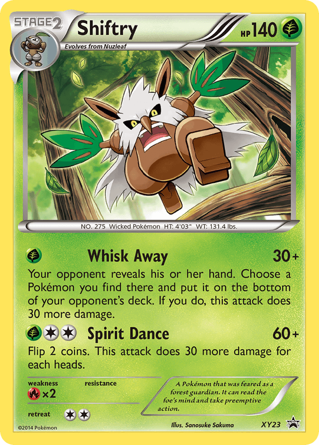 Shiftry — XY Black Star Promos #XY23