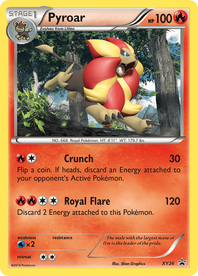 Pyroar — XY Black Star Promos #XY26