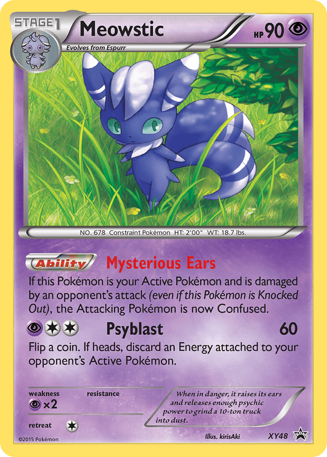 Meowstic — XY Black Star Promos #XY48
