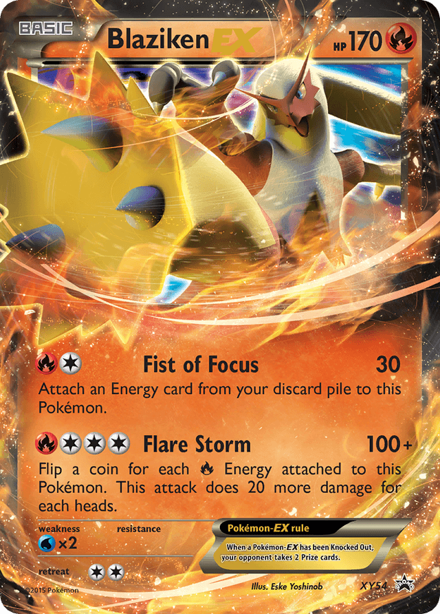 Blaziken-EX — XY Black Star Promos #XY54