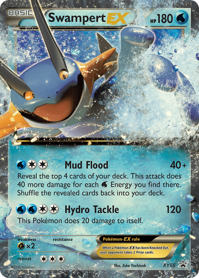 Swampert-EX — XY Black Star Promos #XY55