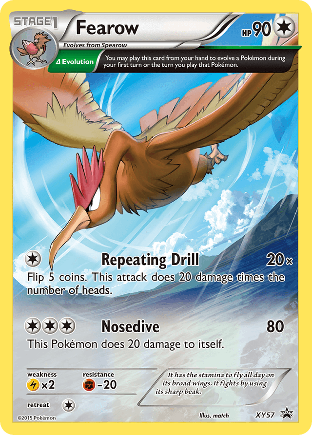 Fearow — XY Black Star Promos #XY57