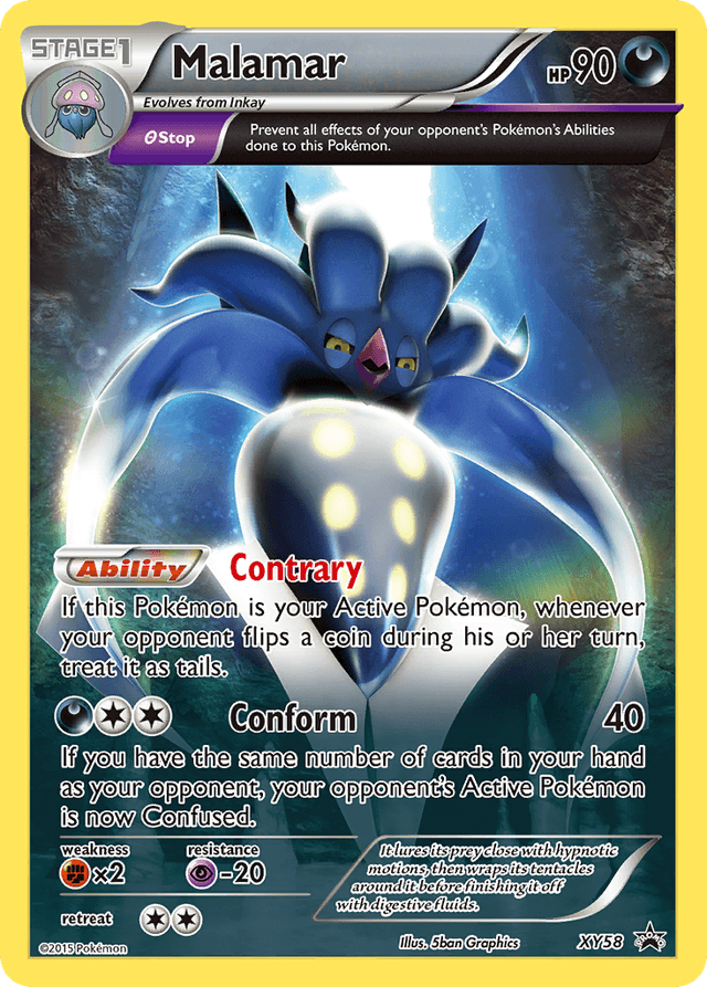 Malamar — XY Black Star Promos #XY58