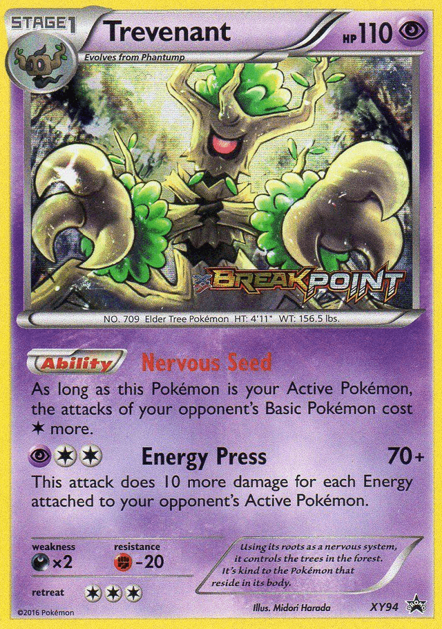 Trevenant — XY Black Star Promos #XY94