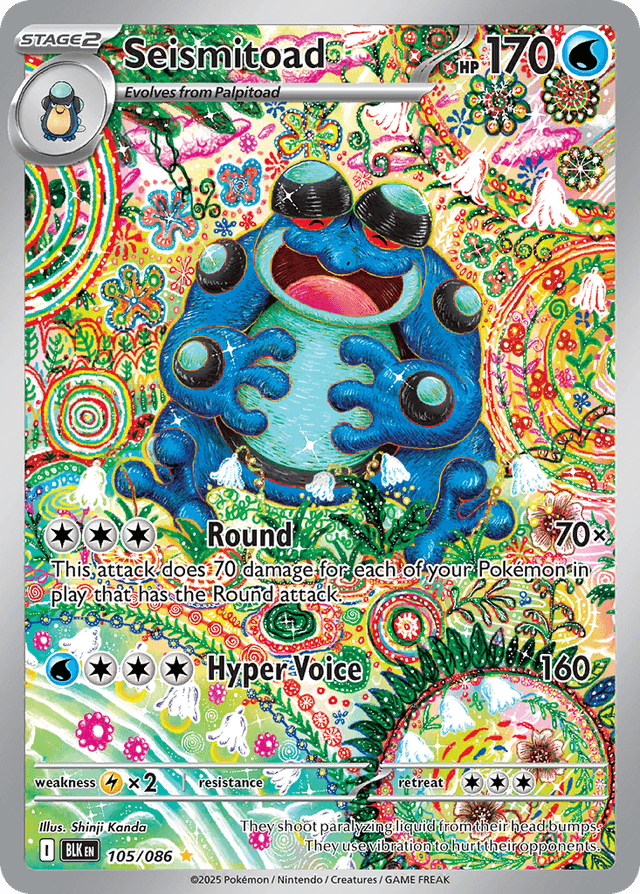 Seismitoad — Black Bolt #105