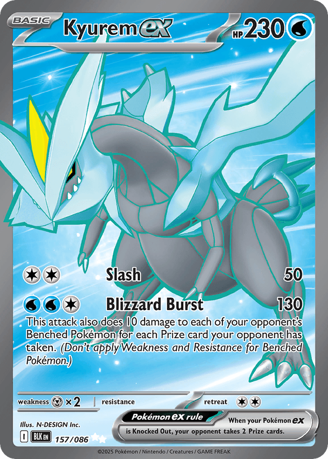 Kyurem ex — Black Bolt #157