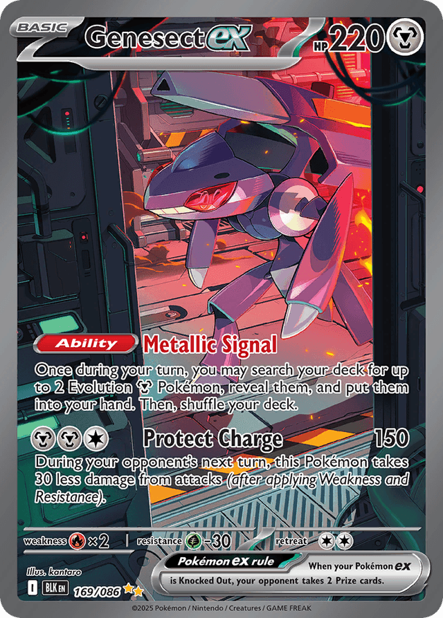 Genesect ex — Black Bolt #169