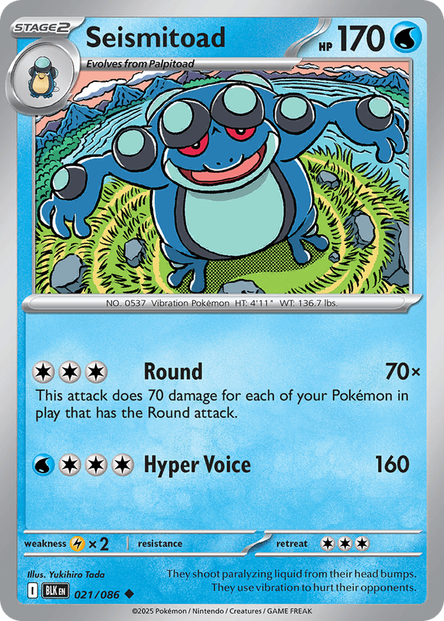 Seismitoad — Black Bolt #21